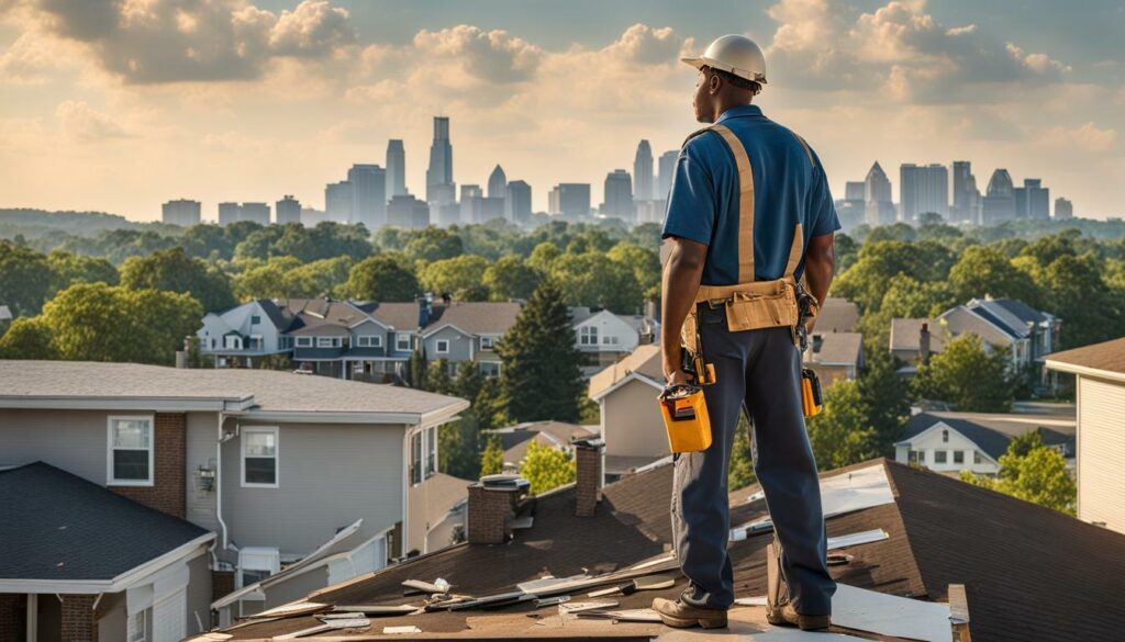 Affordable roof repair services in Fairfax County