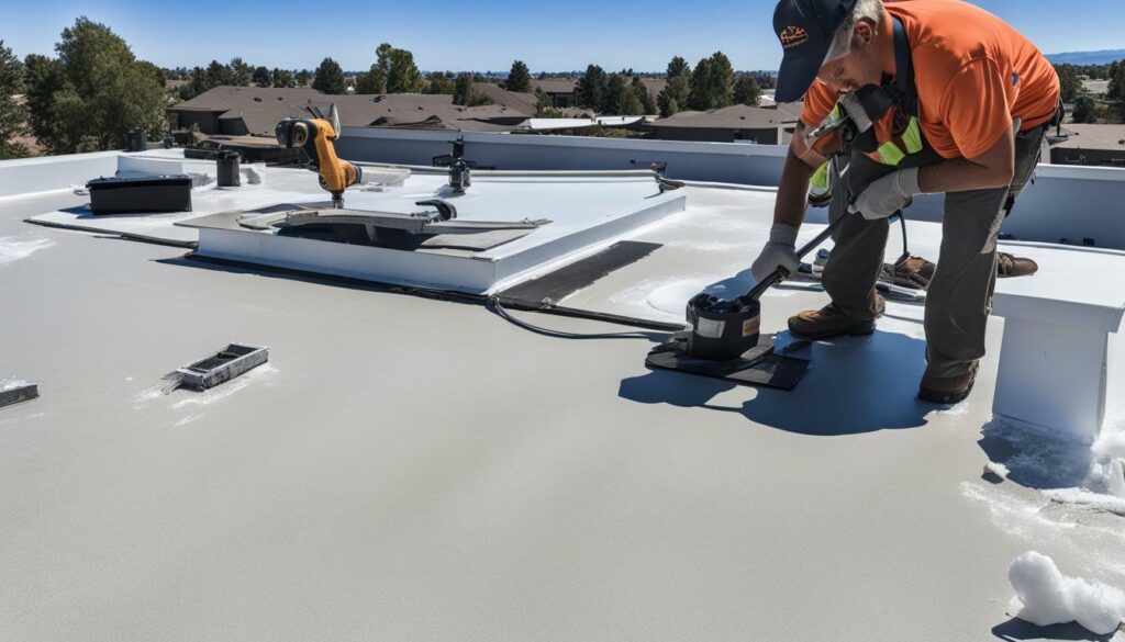 Flat roof repair company Denver