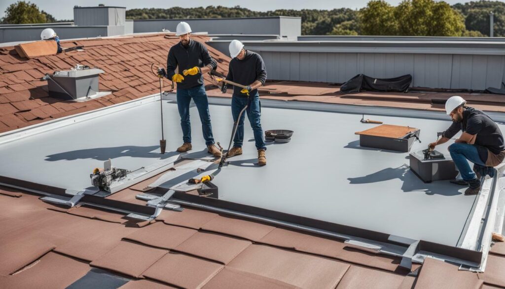 Flat roof repair services