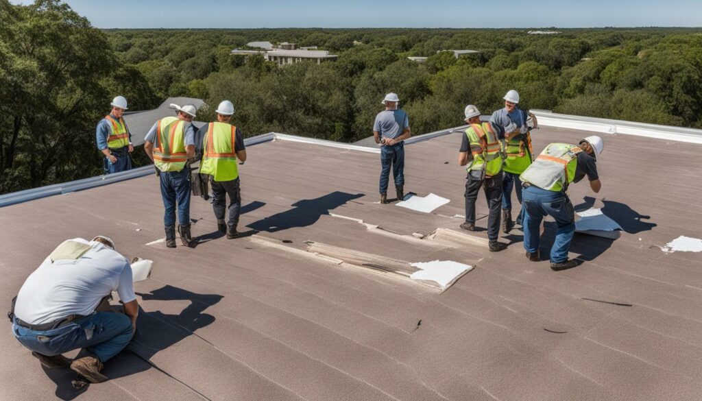 flat roof repair Austin