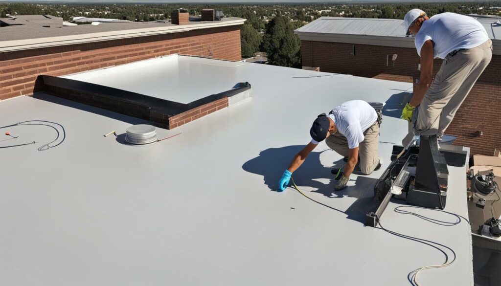 flat roof repair contractor Denver
