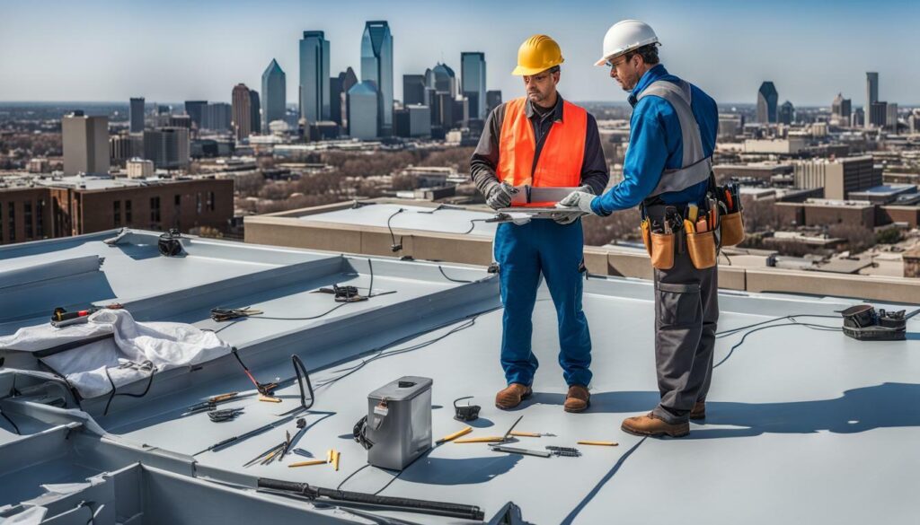 flat roof repair contractors dallas tx
