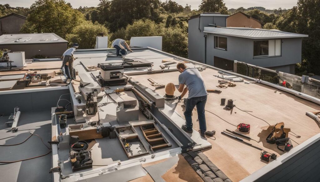 residential flat roof repair Denver